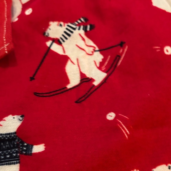 Old Navy Red Polar Bear Flannel  Pajama Bottoms - Picture 5 of 6